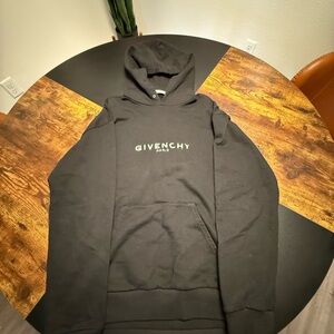 Givenchy Black Sweatshirt Hoodie Classic Style